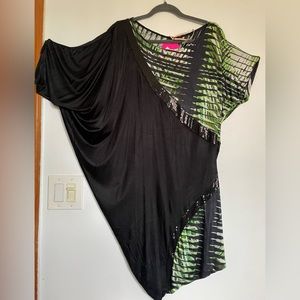 Black Asymmetric Dress !